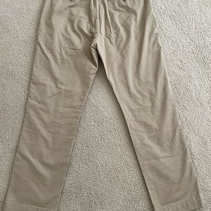 Men’s polo straight leg chino khaki pants